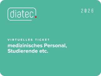 diatec 2026 - virtuelles Ticket - medizinisches Personal, Studierende etc.